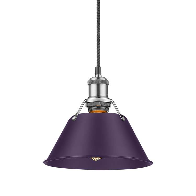 Golden 3306-S PW-EP One Light Pendant, Pewter