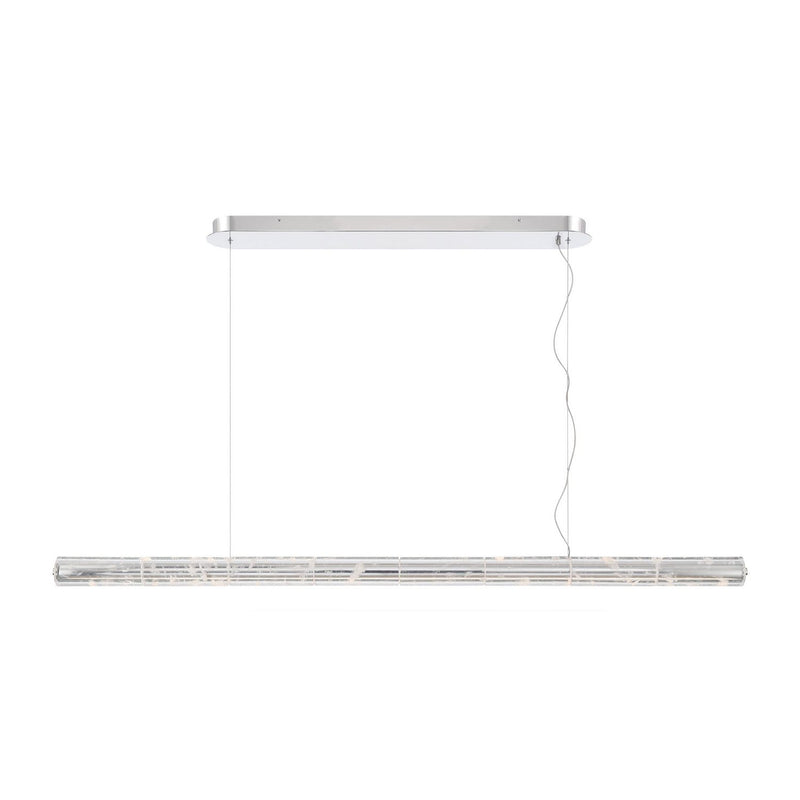 Golden 3726-LP64 PN-CY LED Linear Pendant, Polished Nickel