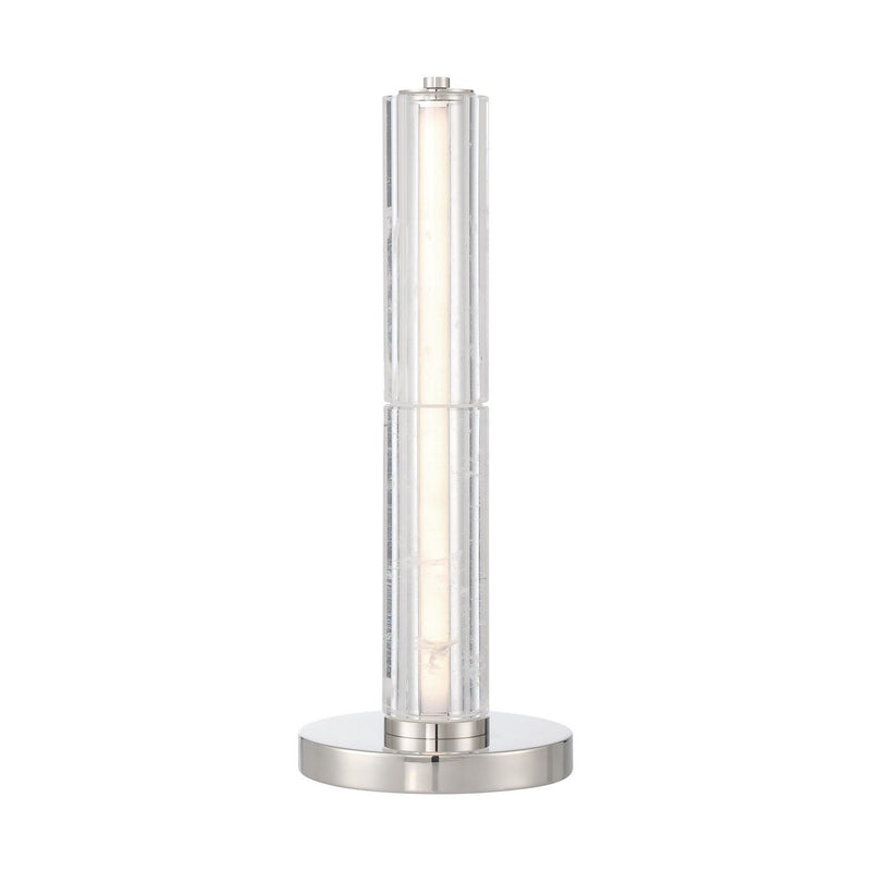 Golden 3726-TL18 PN-CY LED Table Lamp, Polished Nickel