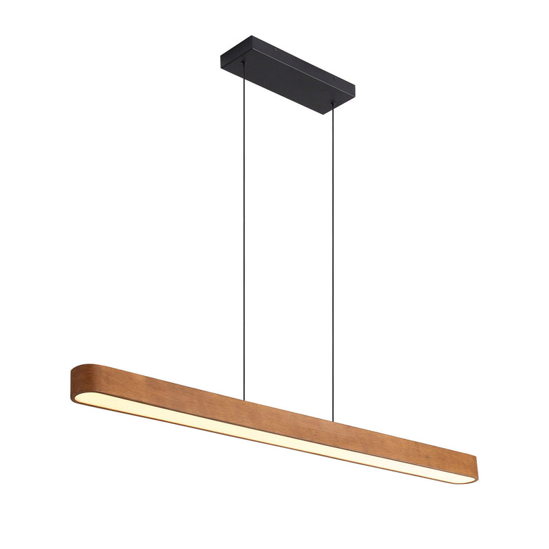 Golden 4962-48 WA LED Pendant, Walnut