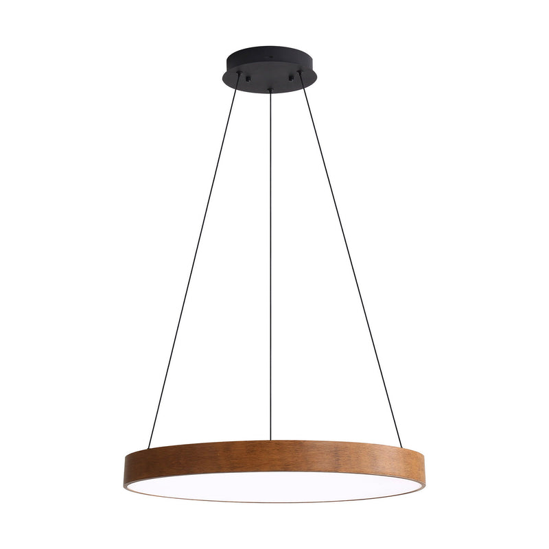 Golden 4963-24 WA LED Pendant, Walnut