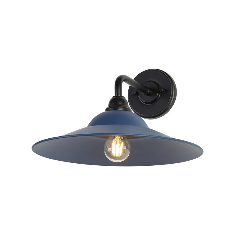 Golden 5096-OWL15 BLK-MAB One Light Wall Sconce, Matte Black