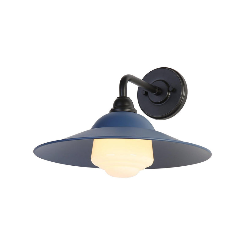 Golden 5096-OWL15 BLK-MAB-WB One Light Wall Sconce, Matte Black