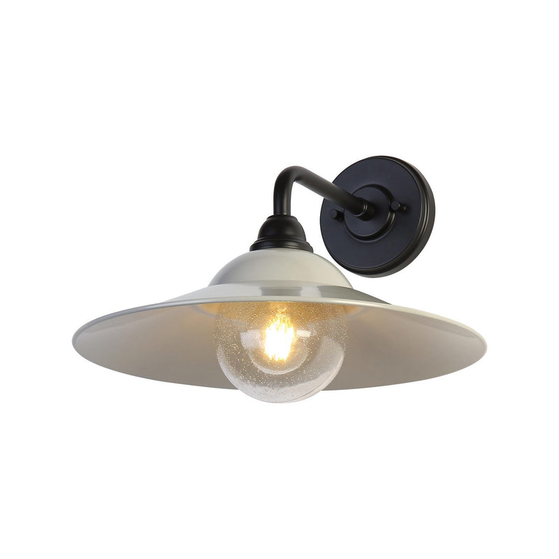 Golden 5096-OWL15 BLK-WGY-SB One Light Wall Sconce, Matte Black
