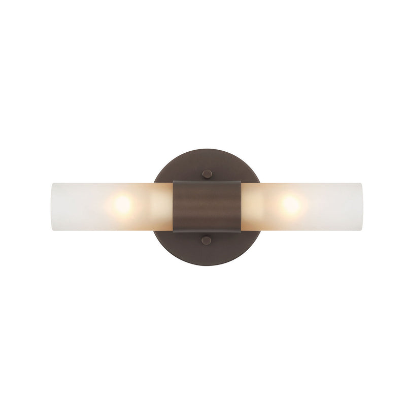 Golden 5803-2W MDB-EBO Two Light Wall Sconce, Modern Bronze