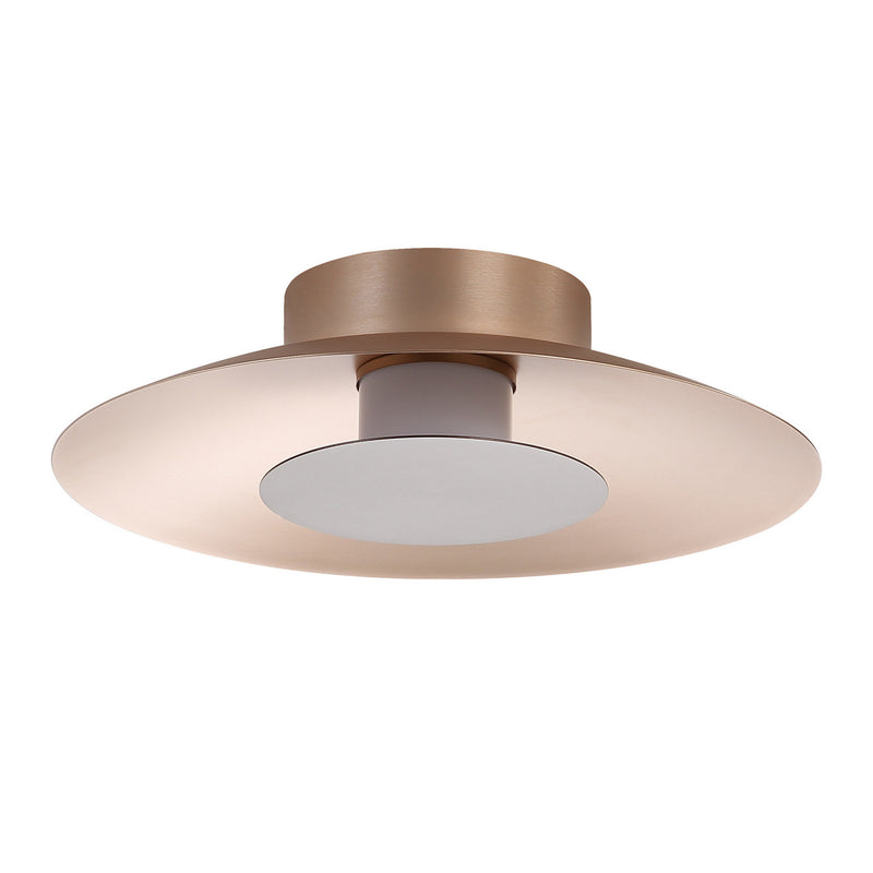 Golden 6400-FM12 FRG-COS LED Flush Mount, French Gold