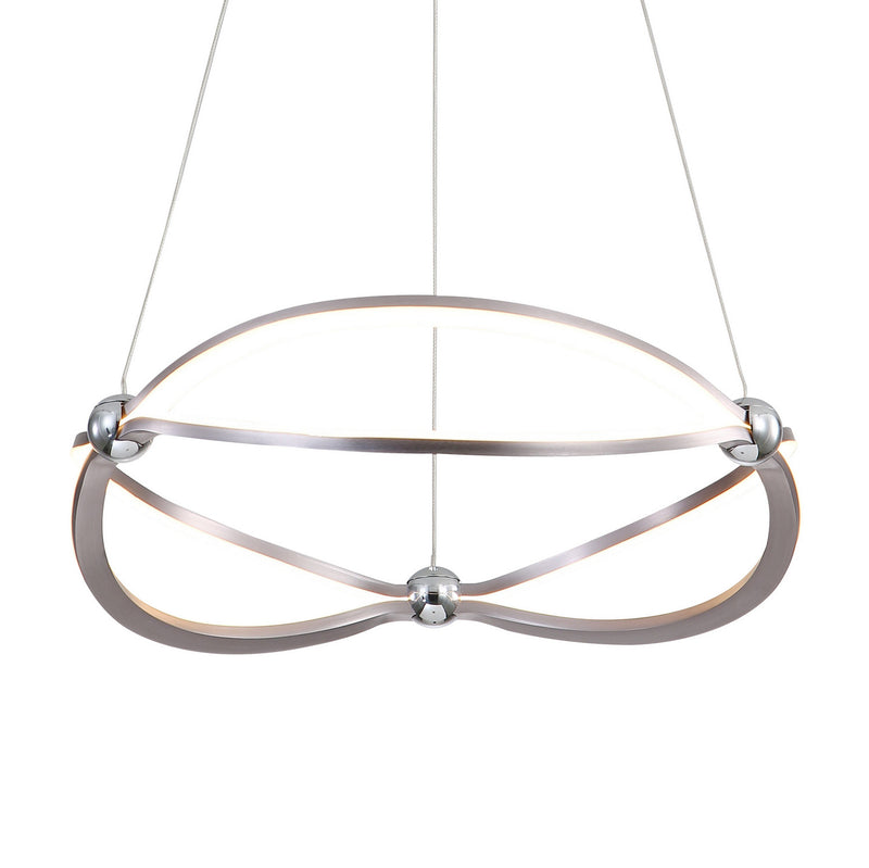 Golden 7916-19 SNC LED Chandelier, Satin Nickel