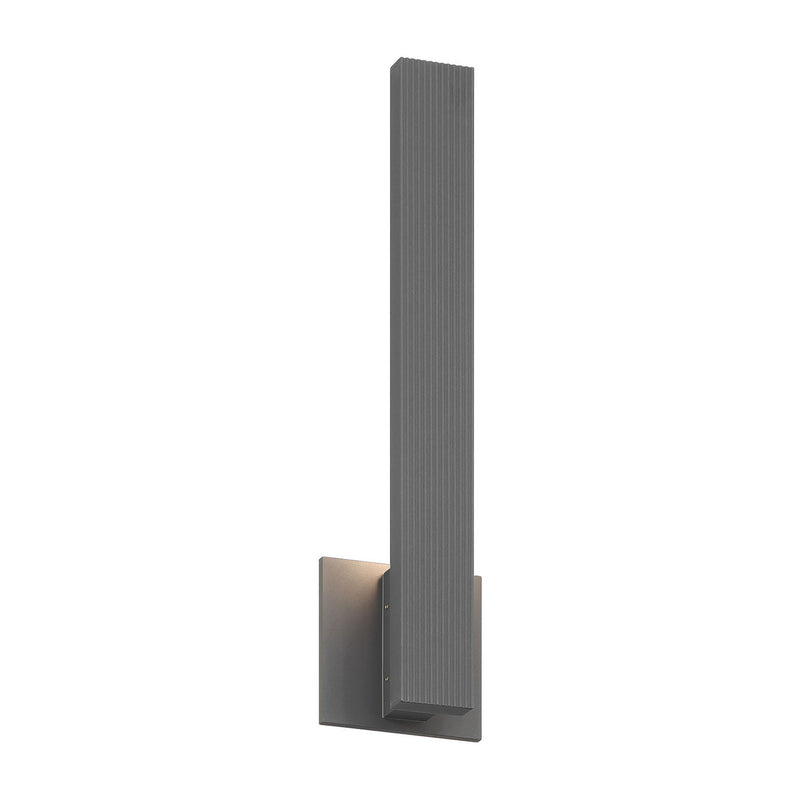 Golden 8432-OWL18 SGY LED Outdoor Wall Mount, Smooth Gray