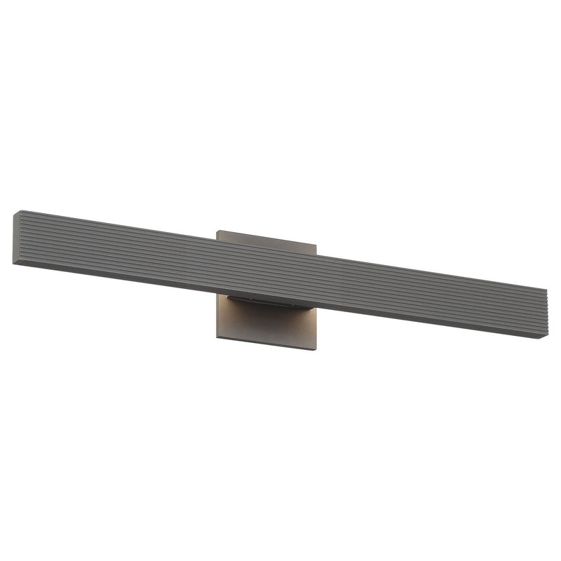 Golden 8432-OWL24 SGY LED Outdoor Wall Mount, Smooth Gray