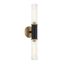 Minka-Lavery 1902-876 Two Light Wall Sconce, Legacy Brass