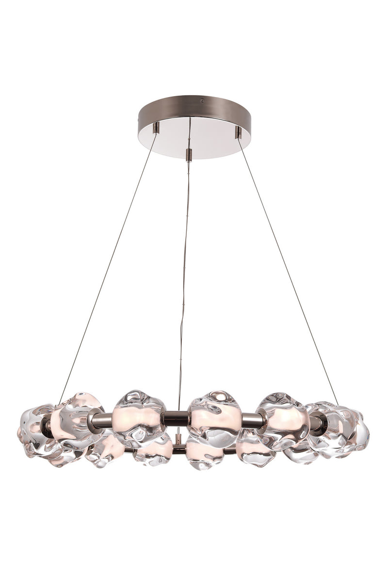 Craftmade 59415-PLN-LED LED Chandelier, Polished Nickel