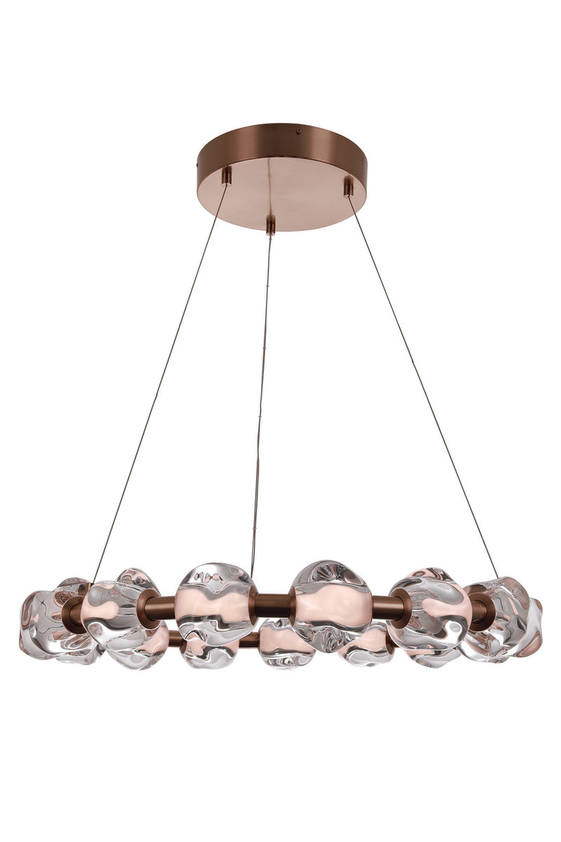 Craftmade 59415-SB-LED LED Chandelier, Satin Brass