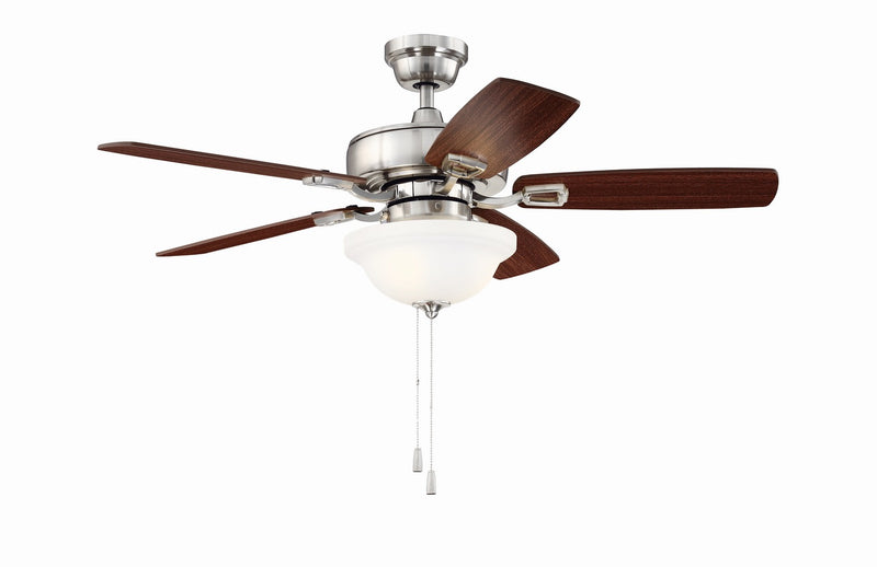 Craftmade TCE42BNK5C1-C 42" Ceiling Fan, Brushed Polished Nickel