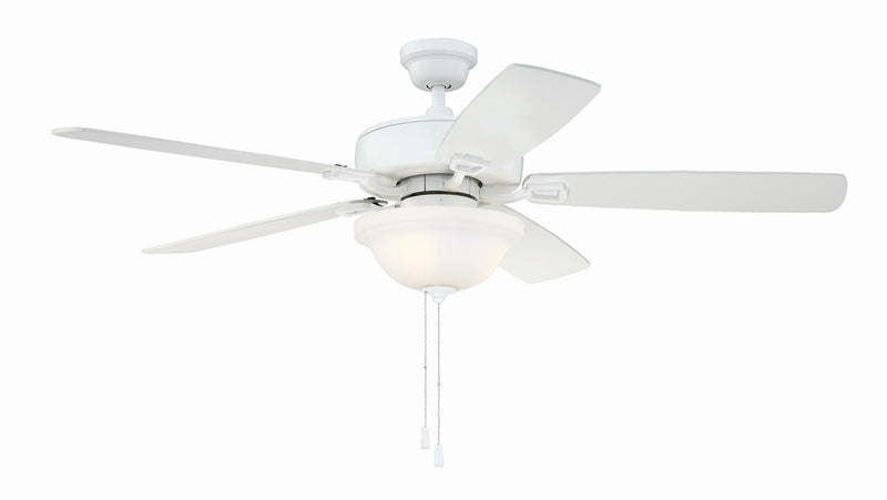 Craftmade TCE52W5C1-C 52" Ceiling Fan, White