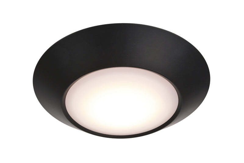 Craftmade X9306-FB-LED LED Flush Mount, Flat Black