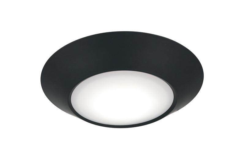 Craftmade X9306-FB-LED-5CCT LED Flush Mount, Flat Black
