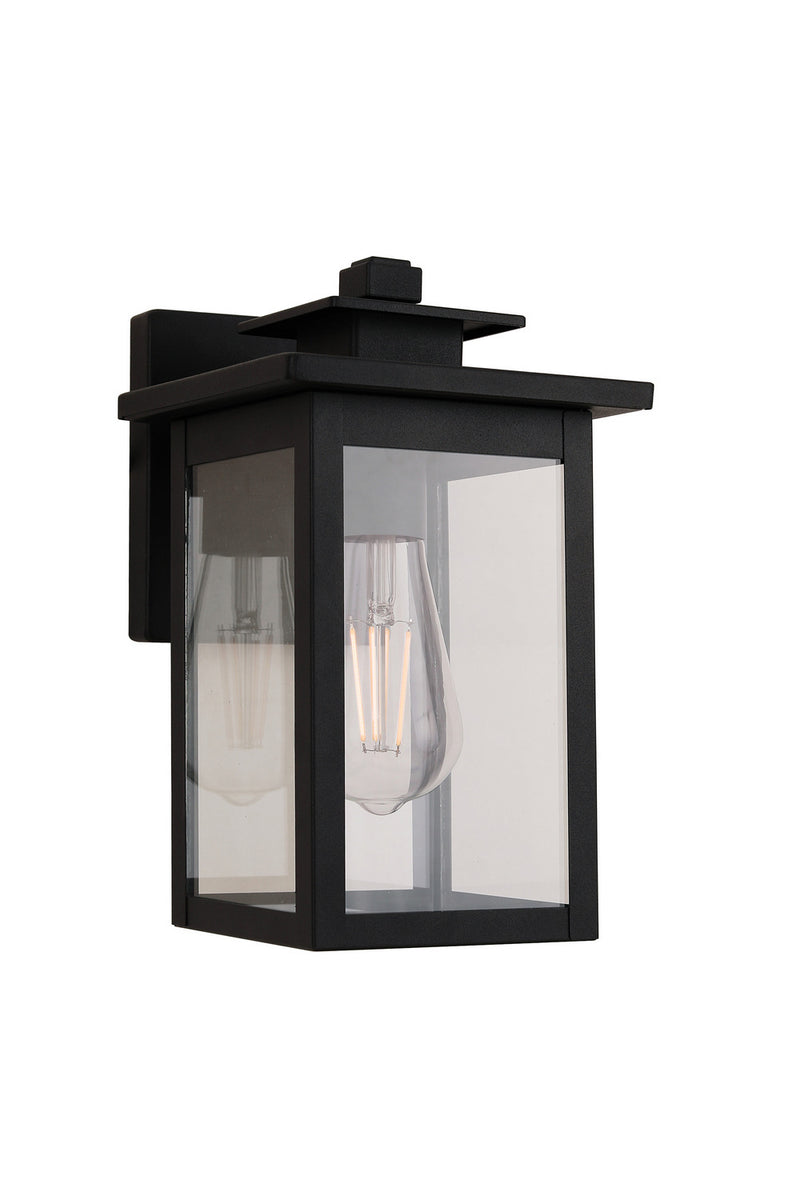 Craftmade ZA7004-TB One Light Outdoor Wall Lantern, Textured Black
