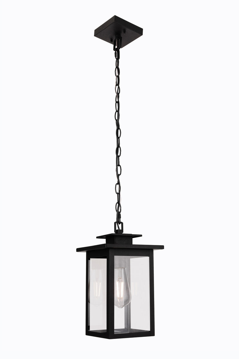 Craftmade ZA7011-TB One Light Outdoor Pendant, Textured Black