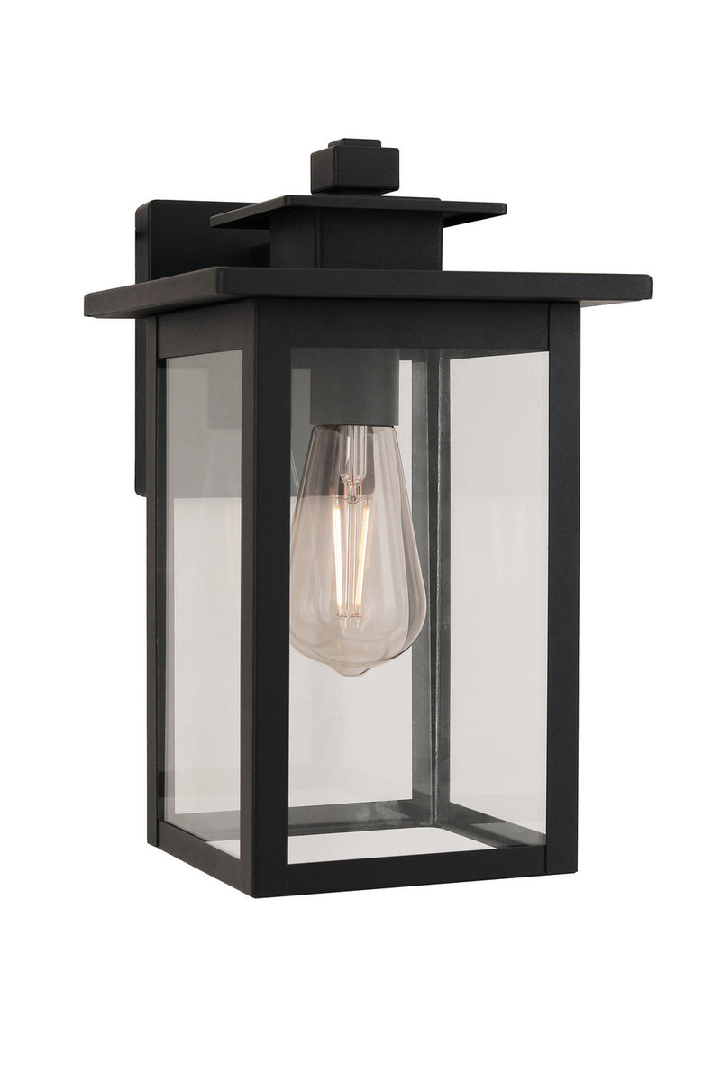 Craftmade ZA7014-TB One Light Outdoor Wall Lantern, Textured Black