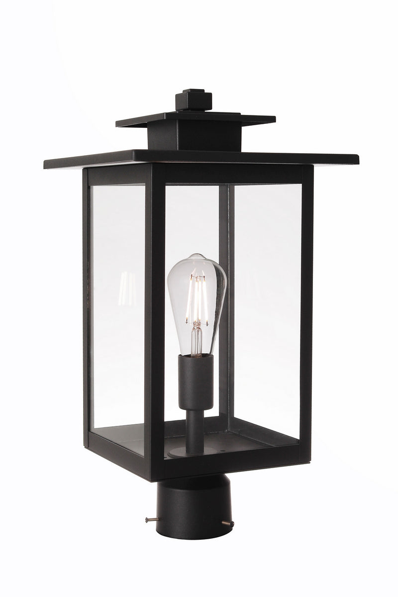 Craftmade ZA7025-TB One Light Outdoor Post Mount, Textured Black