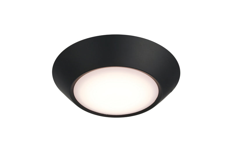 Craftmade X9304-FB-LED-5CCT LED Flush Mount, Flat Black
