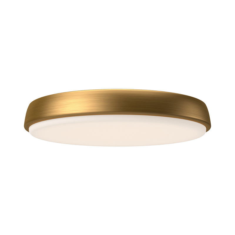 Alora FM503715AG-5CCT LED Flush Mount, Aged Gold