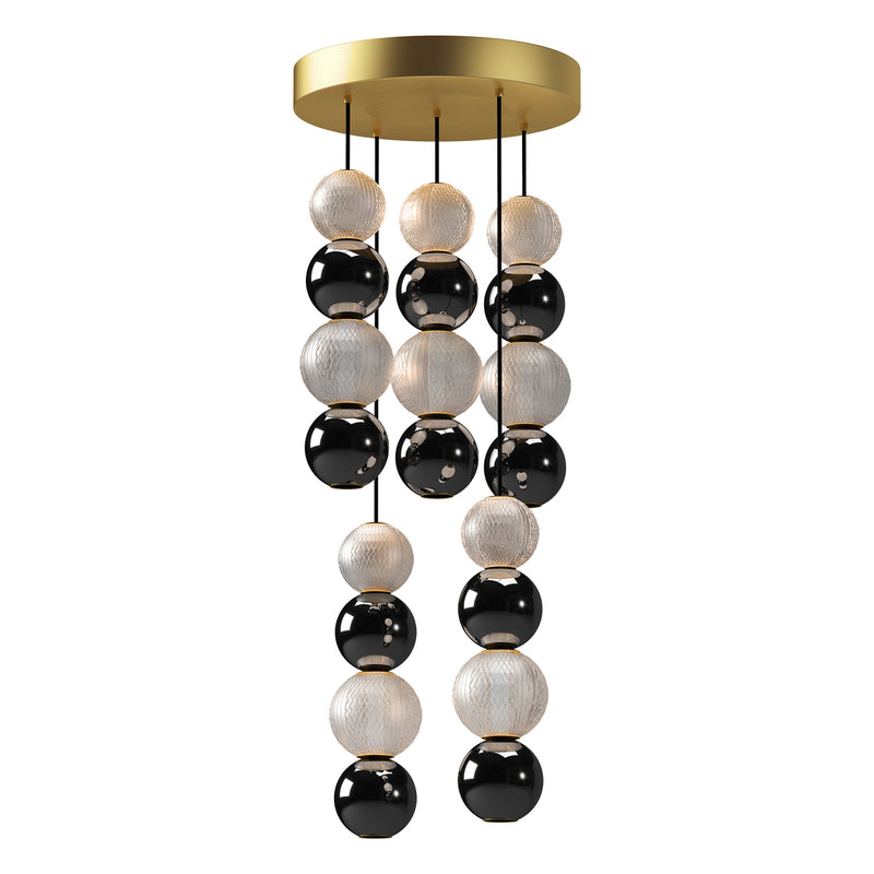 Alora MP321805NB LED Pendant, Natural Brass