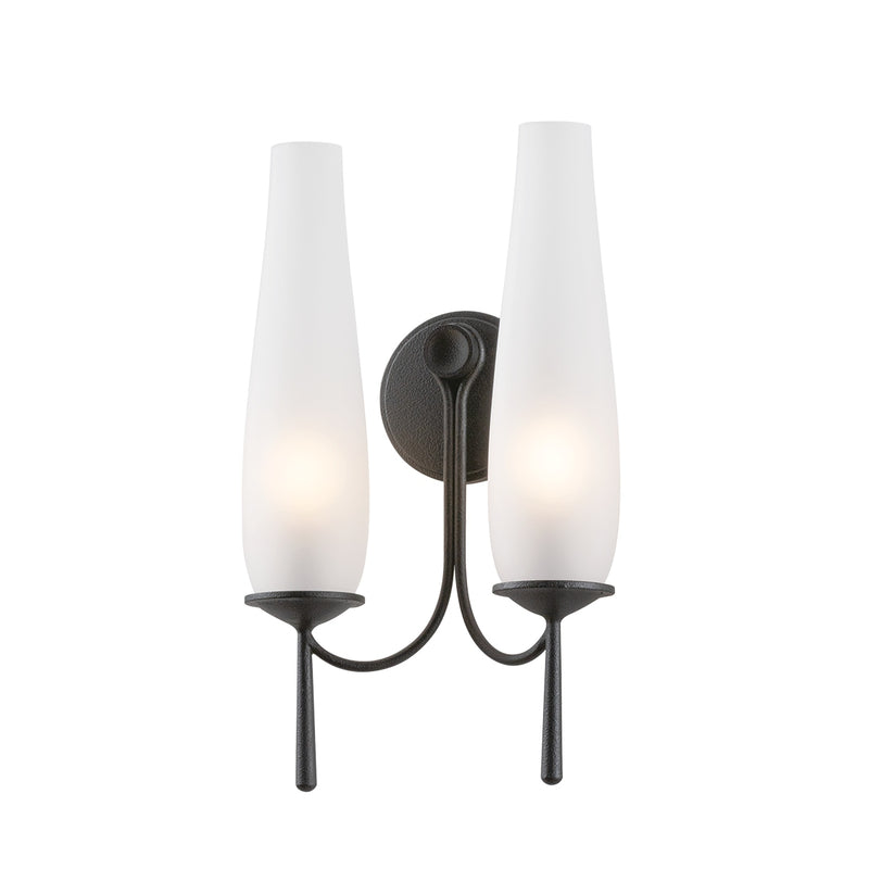 Troy Lighting B4218-FOR Two Light Wall Sconce, Forged Iron