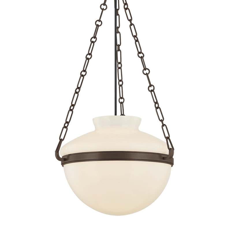 Troy Lighting F5116-BRZ One Light Pendant, Bronze