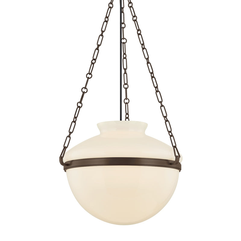 Troy Lighting F5119-BRZ One Light Pendant, Bronze