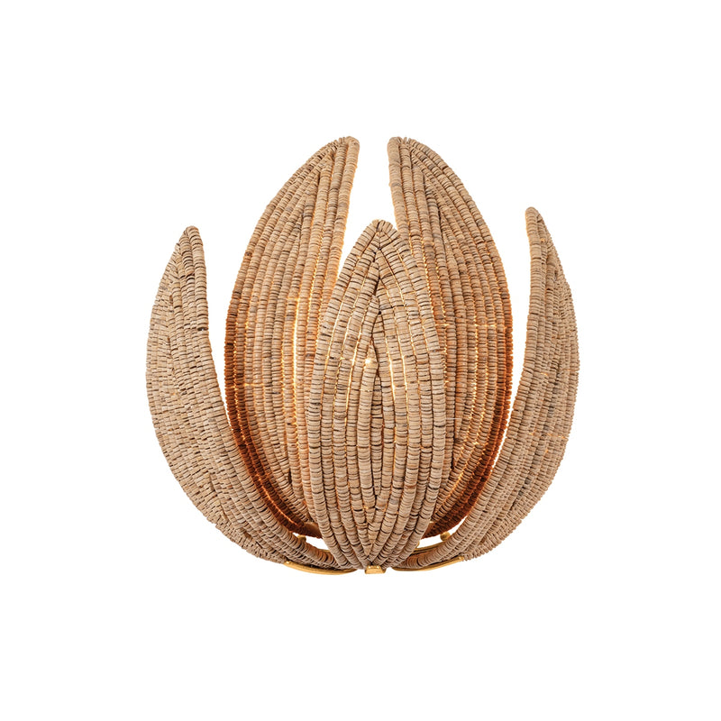 Corbett Lighting 539-01-VGL One Light Wall Sconce, Vintage Gold Leaf
