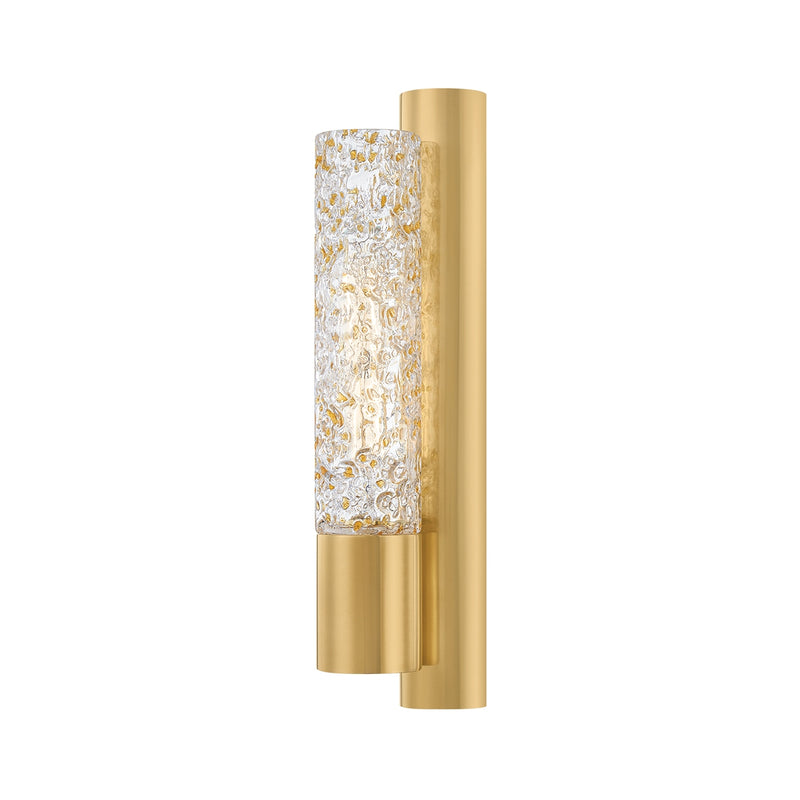 Corbett Lighting 549-01-VB One Light Wall Sconce, Vintage Brass