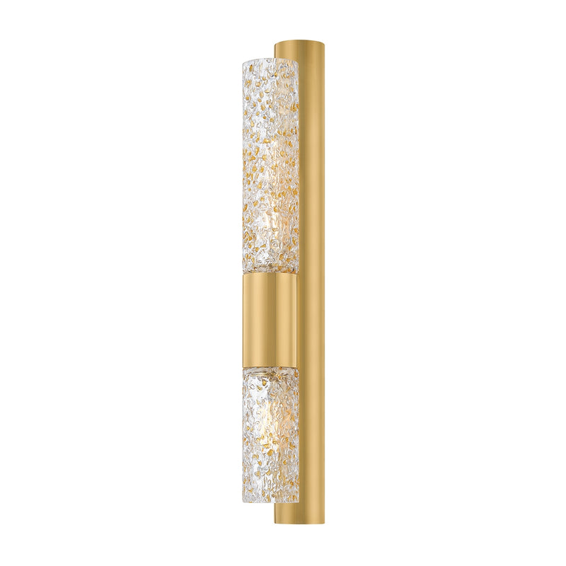 Corbett Lighting 549-02-VB Two Light Wall Sconce, Vintage Brass
