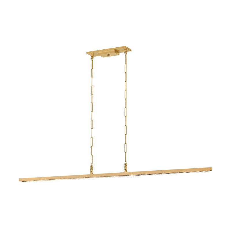 Corbett Lighting 550-01-VB LED Linear Pendant, Vintage Brass