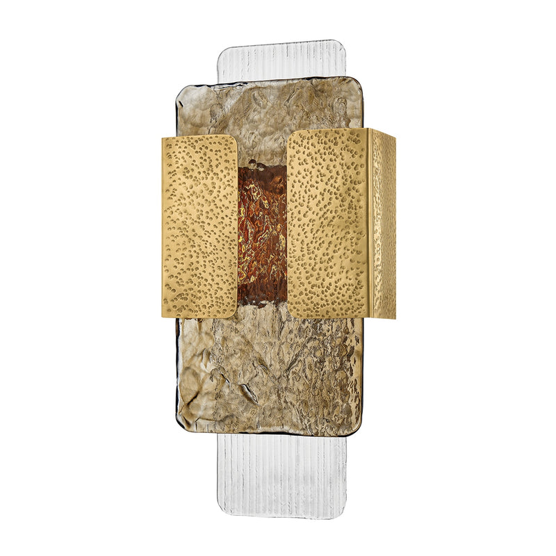 Corbett Lighting 551-02-VB LED Wall Sconce, Vintage Brass