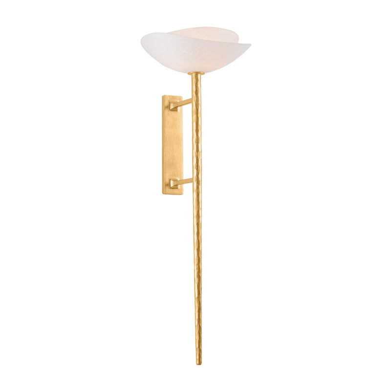 Corbett Lighting 554-01-VGL One Light Wall Sconce, Vintage Gold Leaf