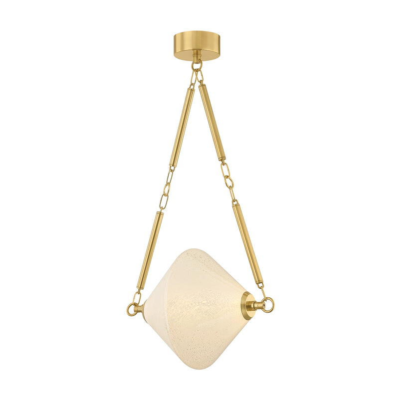 Corbett Lighting 555-17-VPB LED Pendant, Vintage Polished Brass