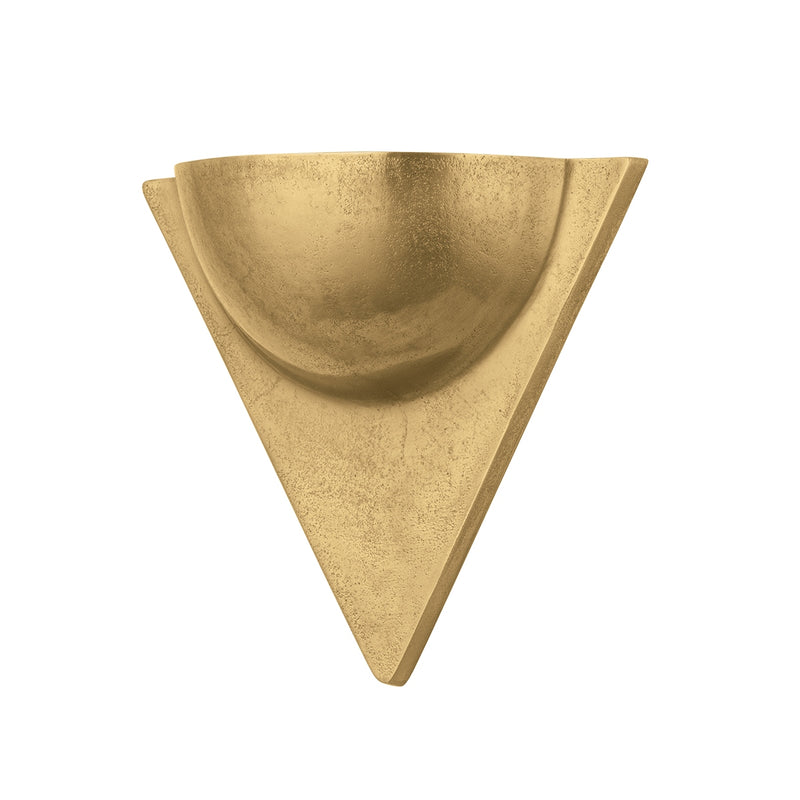 Corbett Lighting 560-01-VB One Light Wall Sconce, Vintage Brass