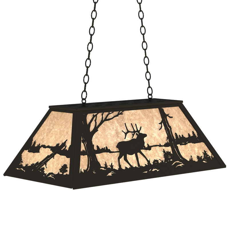 Meyda Tiffany 108782 Six Light Pendant, Textured Black