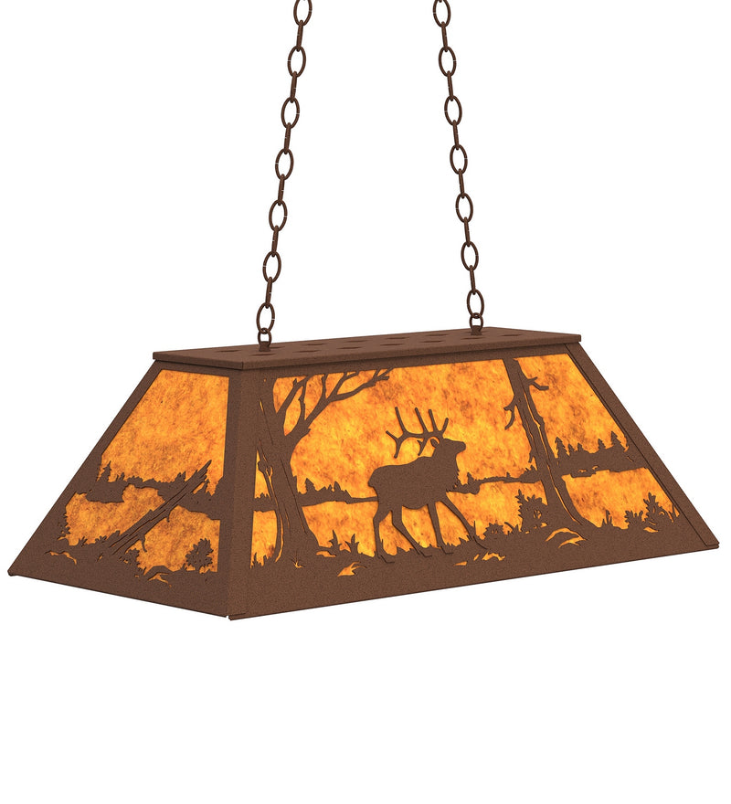 Meyda Tiffany 110690 Six Light Pendant, Cafe Noir