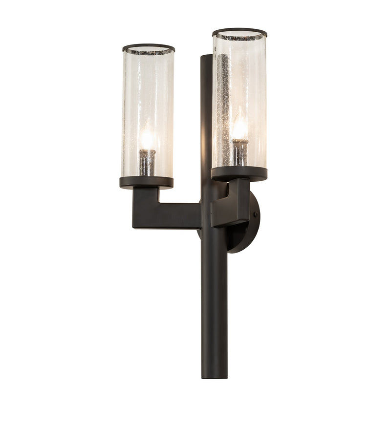 Meyda Tiffany 216672 Two Light Wall Sconce, Oil Rubbed Bronze