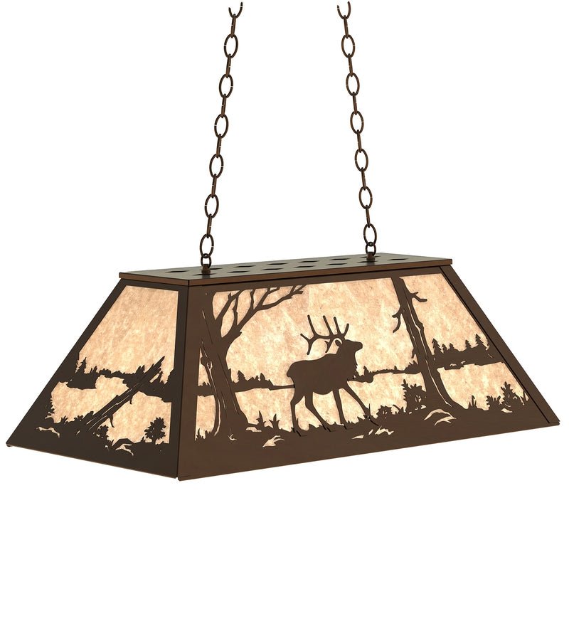 Meyda Tiffany 234144 Six Light Pendant, Timeless Bronze