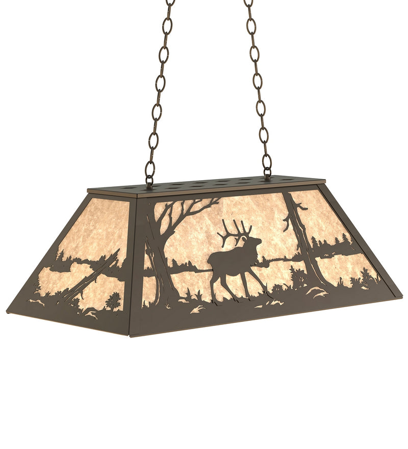Meyda Tiffany 234160 Six Light Pendant, Oil Rubbed Bronze