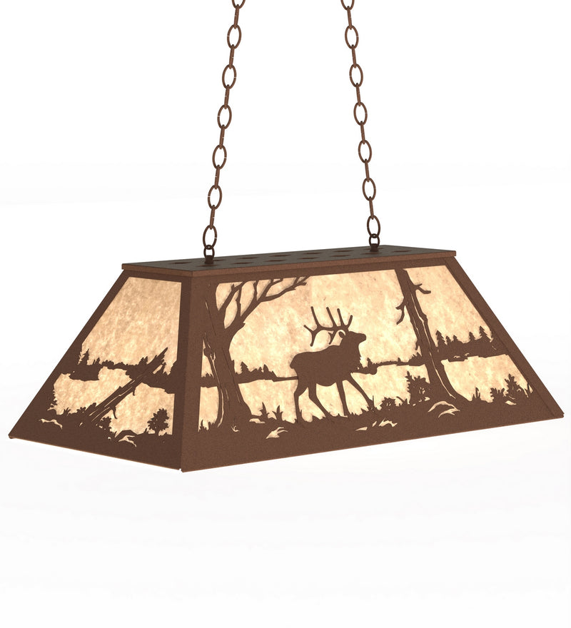 Meyda Tiffany 234173 Six Light Pendant, Cafe Noir