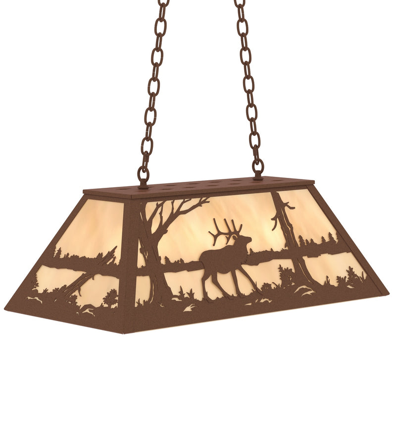 Meyda Tiffany 234174 Six Light Pendant, Cafe Noir