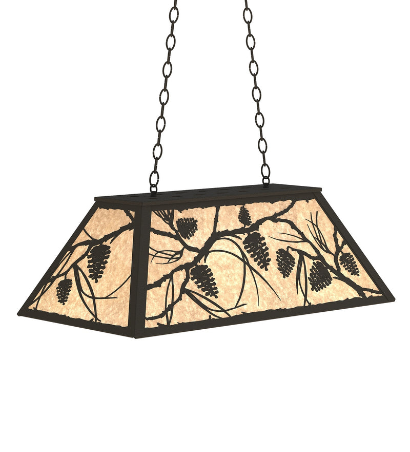 Meyda Tiffany 234360 Six Light Pendant, Textured Black