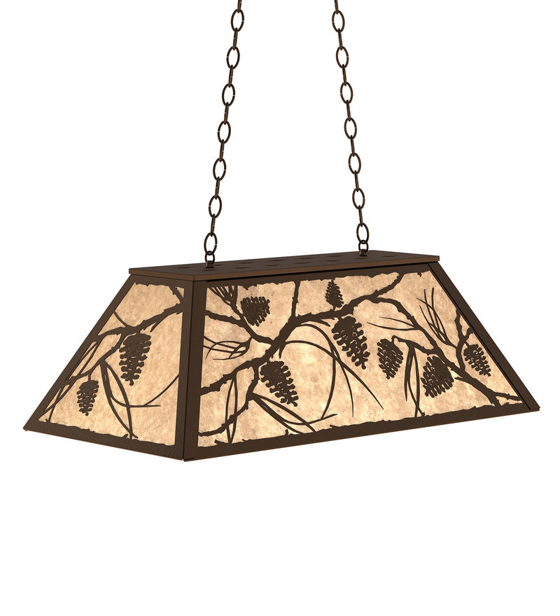 Meyda Tiffany 234378 Six Light Pendant, Timeless Bronze