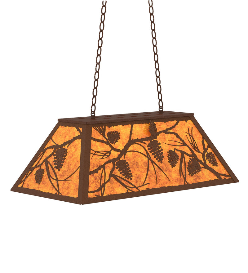 Meyda Tiffany 234390 Six Light Pendant, Cafe Noir