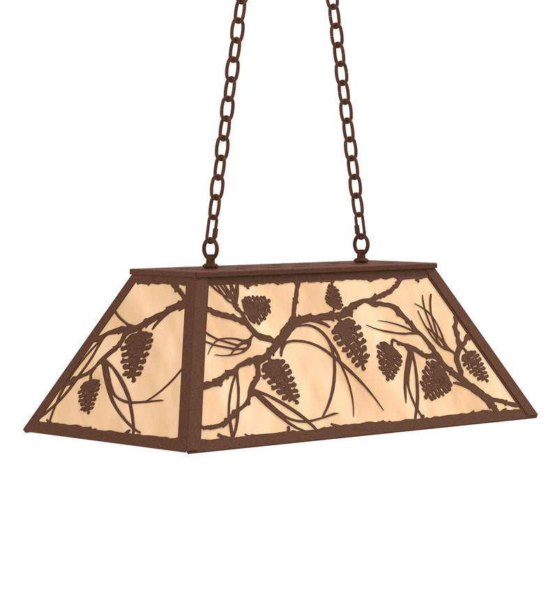 Meyda Tiffany 234391 Six Light Pendant, Cafe Noir