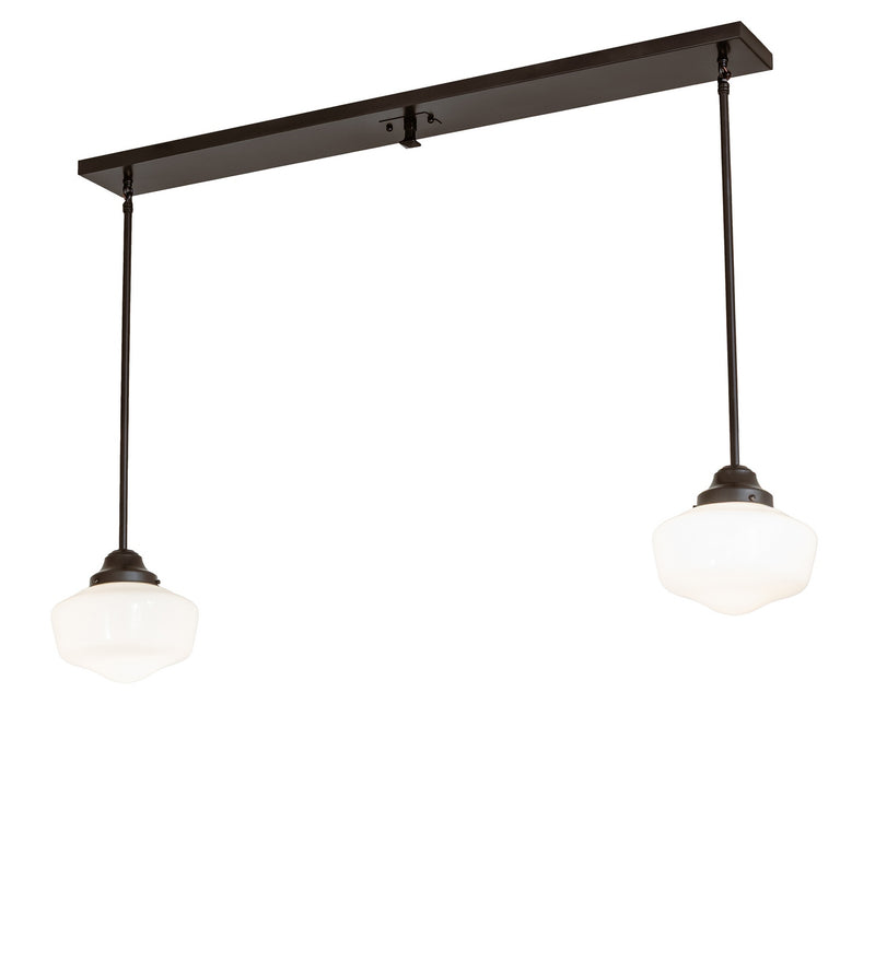 Meyda Tiffany 254780 Two Light Pendant, Craftsman Brown